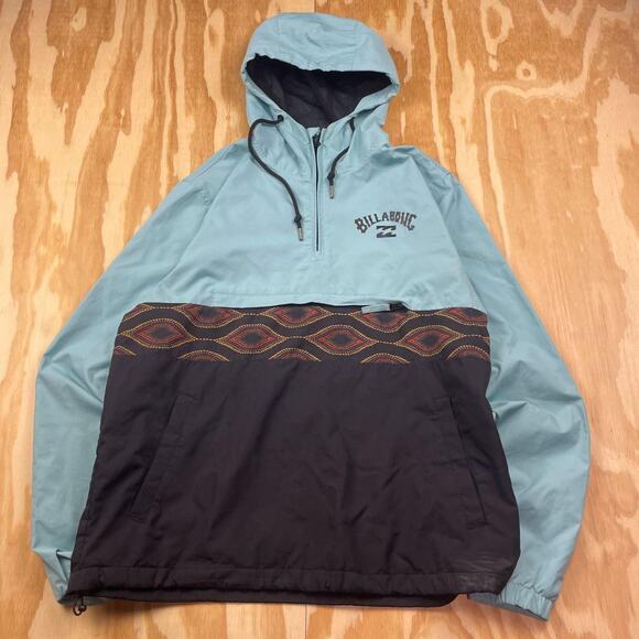 Billabong Other - Vintage Y2K Billabong Scenic Hooded Anorak Windbreaker – Men’s M